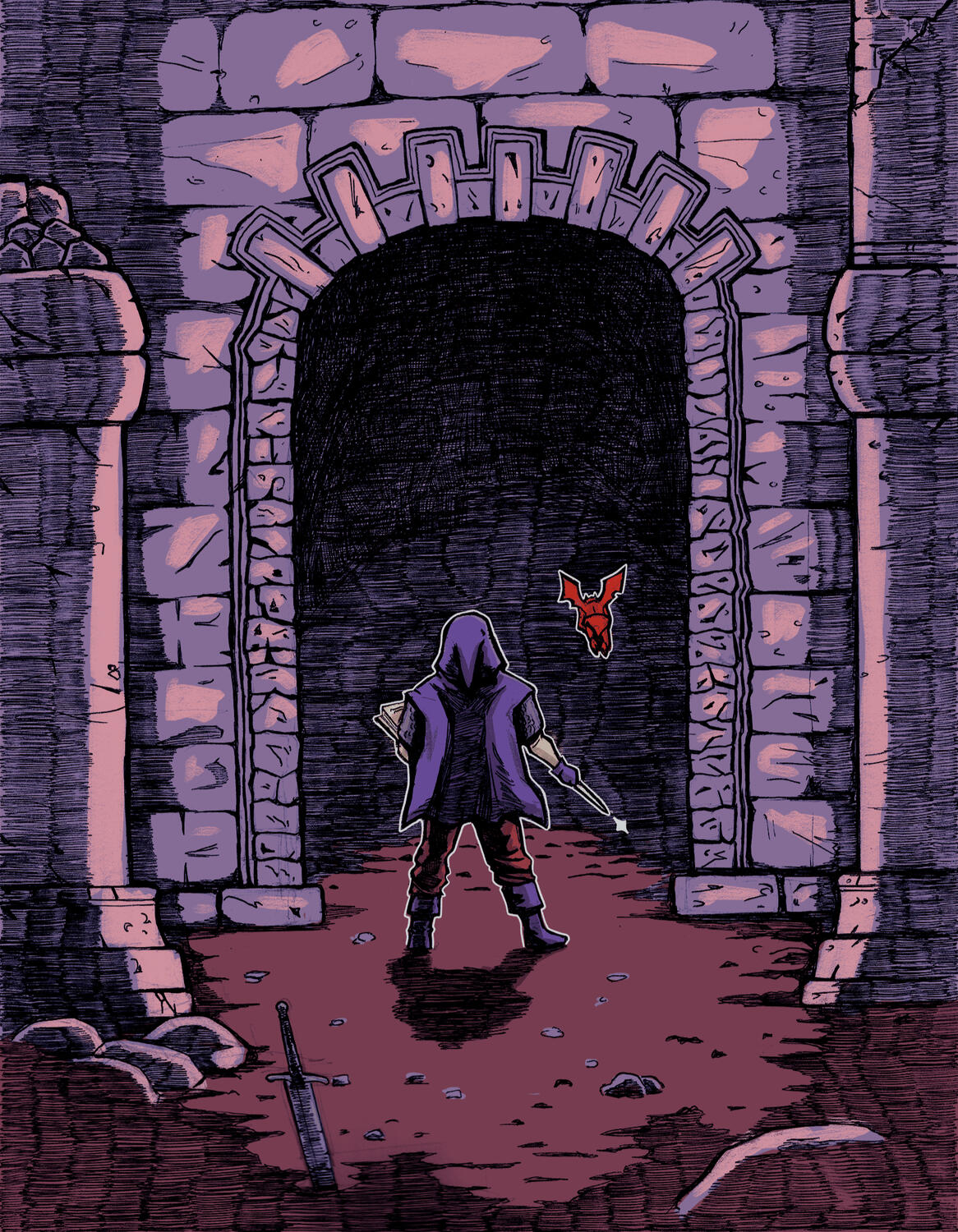 Concept art for a game