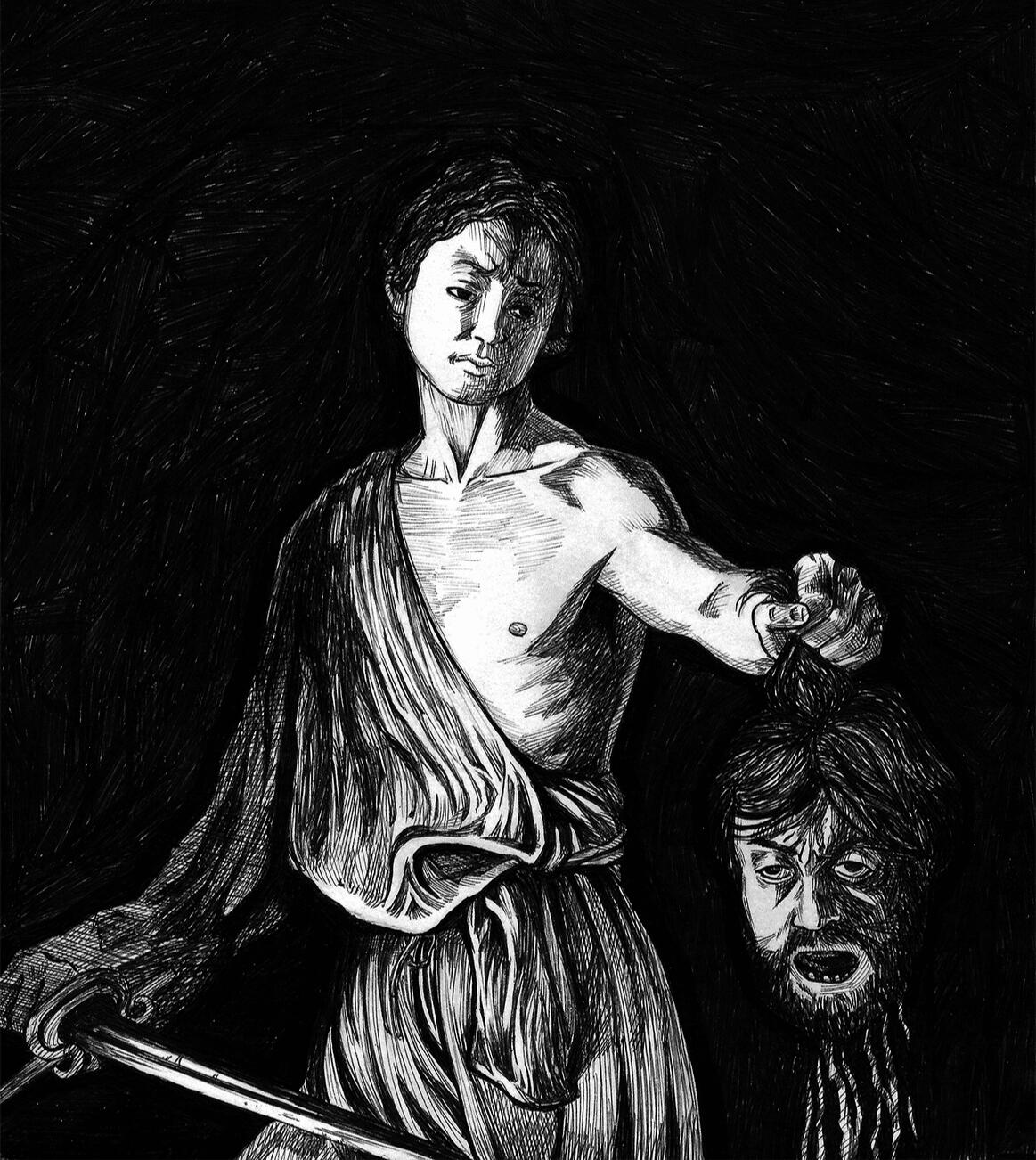Davide con la testa di Golia - Caravaggio